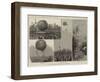 A Parachute Descent at Bombay-null-Framed Giclee Print