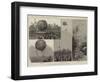 A Parachute Descent at Bombay-null-Framed Giclee Print
