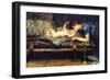 A Paradise On Earth, Detail-Sir Lawrence Alma-Tadema-Framed Premium Giclee Print