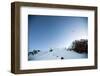 A Paraglider Launches from the Summit of Mt. Hood at Sunrise in Oregon-Bennett Barthelemy-Framed Photographic Print