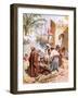 A Paralytic Man Being Let Down Through the Roof-William Brassey Hole-Framed Giclee Print