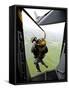 A Paratrooper Executes An Airborne Jump Out of a C-17 Globemaster III-Stocktrek Images-Framed Stretched Canvas