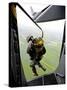 A Paratrooper Executes An Airborne Jump Out of a C-17 Globemaster III-Stocktrek Images-Stretched Canvas