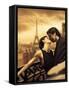 A Paris Kiss-Migdalia Arellano-Framed Stretched Canvas