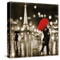 A Paris Kiss-Kate Carrigan-Stretched Canvas