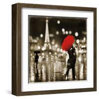 A Paris Kiss-Kate Carrigan-Framed Art Print