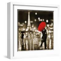 A Paris Kiss-Kate Carrigan-Framed Art Print