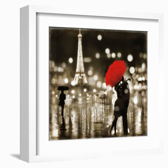 A Paris Kiss-Kate Carrigan-Framed Art Print