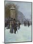 A Paris, La Promenade-Jean Francois Raffaelli-Mounted Giclee Print