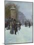 A Paris, La Promenade-Jean Francois Raffaelli-Mounted Giclee Print