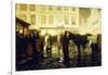 A Paris Street, Evening-Victor Gilsoul-Framed Giclee Print