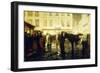A Paris Street, Evening-Victor Gilsoul-Framed Giclee Print