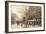 A Paris Street Scene-Eugene Galien-Laloue-Framed Giclee Print