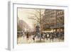 A Paris Street Scene-Eugene Galien-Laloue-Framed Giclee Print