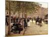 A Paris Street; Une Avenue Parisienne, C.1880-Jean Béraud-Mounted Giclee Print