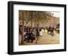 A Paris Street-Jean Béraud-Framed Giclee Print