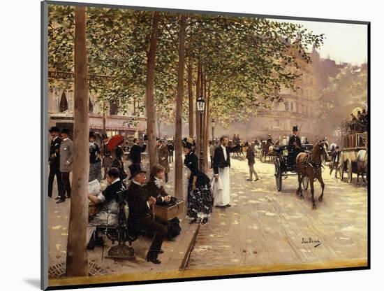 A Paris Street-Jean Béraud-Mounted Giclee Print