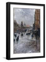 A Paris Street-Attilio Pratella-Framed Giclee Print