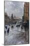 A Paris Street-Attilio Pratella-Mounted Giclee Print