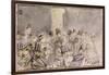 A Parisian Boulevard, 1880 (W/C on Paper)-Jean Louis Forain-Framed Giclee Print