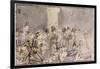 A Parisian Boulevard, 1880 (W/C on Paper)-Jean Louis Forain-Framed Giclee Print