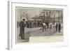 A Parisian Sensation, the Duel Between M Pini and M Thomeguex-null-Framed Giclee Print