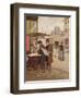 A Parisian Street Scene-Francesco Miralles Galaup-Framed Giclee Print