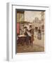 A Parisian Street Scene-Francesco Miralles Galaup-Framed Giclee Print