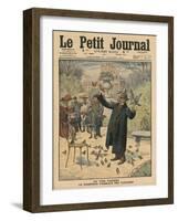 A Parisian Type, the Bird Charmer of the Tuileries-French School-Framed Giclee Print