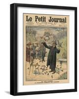 A Parisian Type, the Bird Charmer of the Tuileries-French School-Framed Giclee Print