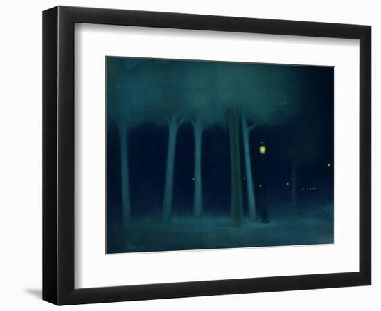 A Park at Night, circa 1892-95-Jozsef Rippl-Ronai-Framed Giclee Print