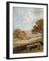 A Park Glade: View of Dedham Church-John Constable-Framed Giclee Print