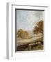 A Park Glade: View of Dedham Church-John Constable-Framed Giclee Print