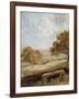 A Park Glade: View of Dedham Church-John Constable-Framed Giclee Print