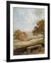 A Park Glade: View of Dedham Church-John Constable-Framed Giclee Print