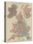 A Parliamentary Map of the United Kingdom of Great Britain and Ireland-null-Stretched Canvas