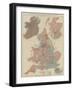 A Parliamentary Map of the United Kingdom of Great Britain and Ireland-null-Framed Giclee Print