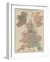 A Parliamentary Map of the United Kingdom of Great Britain and Ireland-null-Framed Giclee Print