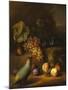 A Parrot with Grapes, Peaches and Plums in a Landscape-Tobias Stranover-Mounted Giclee Print