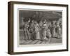 A Parsee Ladies' Stall at a Bazaar Held at Bombay-null-Framed Giclee Print