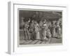 A Parsee Ladies' Stall at a Bazaar Held at Bombay-null-Framed Giclee Print