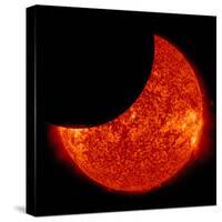 A Partial Solar Eclipse from Space-null-Stretched Canvas