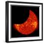 A Partial Solar Eclipse from Space-null-Framed Photographic Print