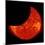 A Partial Solar Eclipse from Space-null-Mounted Photographic Print