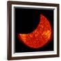 A Partial Solar Eclipse from Space-null-Framed Photographic Print