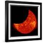 A Partial Solar Eclipse from Space-null-Framed Photographic Print