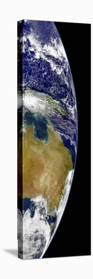 A Partial View of Earth Showing Australia and the Great Barrier Reef-Stocktrek Images-Stretched Canvas