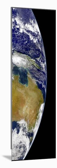 A Partial View of Earth Showing Australia and the Great Barrier Reef-Stocktrek Images-Mounted Photographic Print