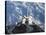 A Partial View of Space Shuttle Atlantis Backdropped by a Blue and White Earth-null-Stretched Canvas