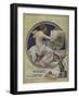 A Partially-Nude Woman Painting at an Easel-Francois Flameng-Framed Giclee Print